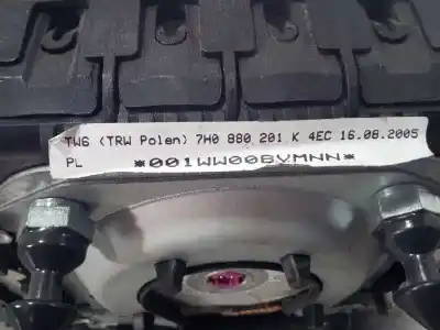 Second-hand car spare part front left air bag for volkswagen t5 transporter furgón/combi (7h) caja cerrada 131 cv / 96 kw oem iam references 7h0880201k  