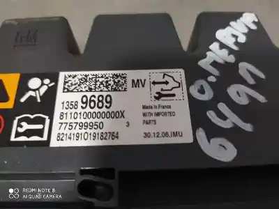 Автозапчастина б/у блок управління подушками безпеки для opel meriva b b14xer посилання на oem iam 13589689  
