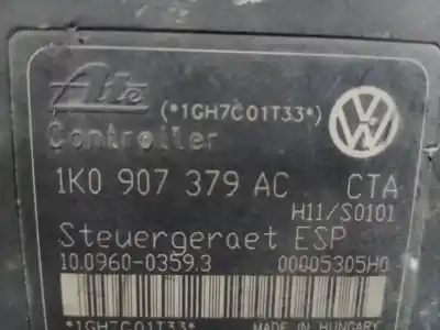 İkinci el araba yedek parçası abs için volkswagen golf v (1k1) (10.2003) bxe oem iam referansları 1k0614517ae  