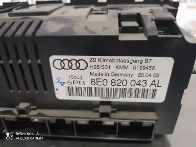Автозапчастина б/у контроль опалення / кондиціонації для audi a4 b7 (8ec) 2.5 tdi посилання на oem iam 8e0820043al  