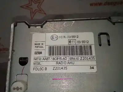 Автозапчасти б/у аудиосистема / радио cd за ford fiesta vi (cb1, ccn) 1.4 tdci ссылки oem iam aa6t18c815ad  