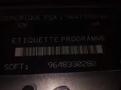 Pezzo di ricambio per auto di seconda mano controllare unità di controllo per citroen xsara berlina d-wjy riferimenti oem iam 9648430280  