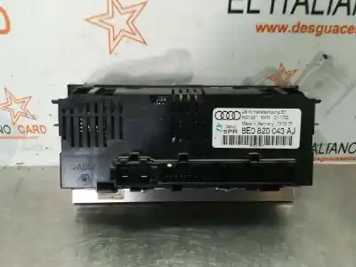Second-hand car spare part climate control for audi a4 b7 avant (8ed) 2.0 tdi 16v oem iam references 8e0820043aj  