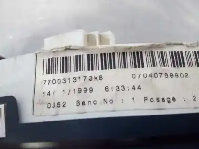 Автозапчастина б/у панель інструментів для renault kangoo (f/kc0) 1.5 dci diesel cat (k9k-716) посилання на oem iam 77003131173k8  