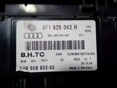 Second-hand car spare part climate control for audi a6 berlina (4f2) bmk oem iam references 4f1820043h