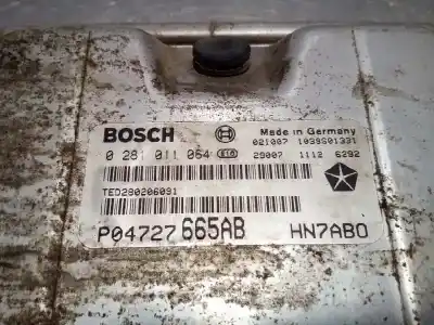 Second-hand car spare part ecu engine control for chrysler voyager (rg) d7/vm20c oem iam references 0281011064  