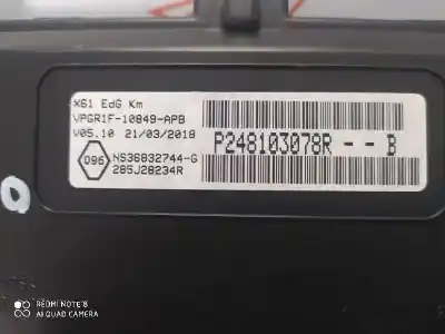 Автозапчасти б/у приборная доска за renault kangoo ii (f/kw0) k9k628 ссылки oem iam p248103078r  