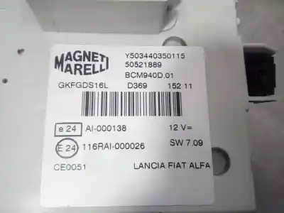 İkinci el araba yedek parçası röle/sigorta kutusu için alfa romeo giulietta (191) 940a3000 oem iam referansları 50521889  