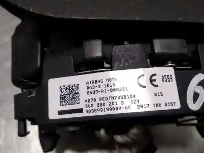 Автозапчастина б/у комплект подушки безпеки для skoda octavia iii combi (5e5, 5e6) 2.0 tdi посилання на oem iam   