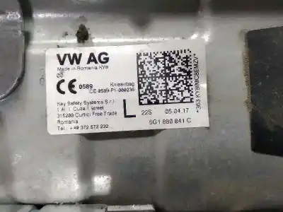 Автозапчастина б/у комплект подушки безпеки для skoda octavia iii combi (5e5, 5e6) 2.0 tdi посилання на oem iam   