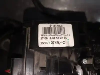 Автозапчастина б/у управління світлом для dacia dokker k9k c6 посилання на oem iam 255671274r  