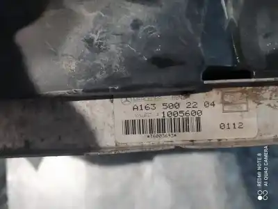 Автозапчастина б/у водяний радіатор для mercedes-benz clase ml (bm 163) m112942 посилання на oem iam a1635002204  