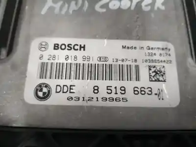 Автозапчасти б/у блок управления двигателем за mini mini (r56) n47c20a ссылки oem iam 0281018991  