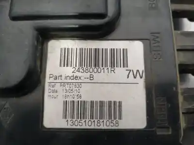 Second-hand car spare part fuse box unit for renault fluence k9k832 oem iam references 243800011r  