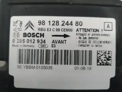 Автозапчастина б/у блок управління подушками безпеки для citroen c4 cactus bh02 посилання на oem iam 9812824480  