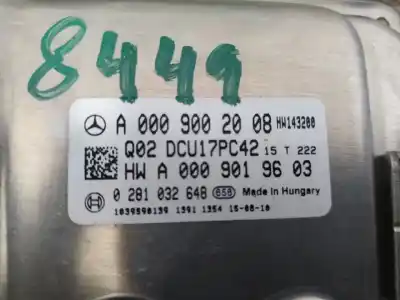 Second-hand car spare part ECU ENGINE CONTROL for MERCEDES-BENZ CLASE C (W205) FAMILIAR  OEM IAM references A0009002008  