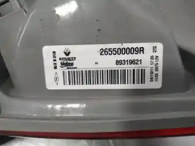 Peça sobressalente para automóvel em segunda mão farolim interior traseiro direito por renault megane iii berlina 5 p dynamique referências oem iam 265500009r  