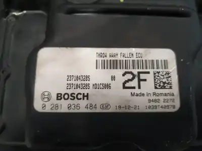 Автозапчасти б/у блок управления двигателем за dacia dokker k9k c6 ссылки oem iam 0281036484  
