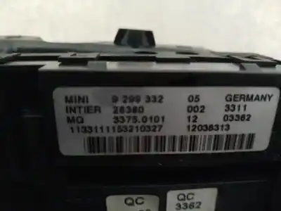 Second-hand car spare part ignition switch for mini mini (r56) n47c20a oem iam references 929933205  