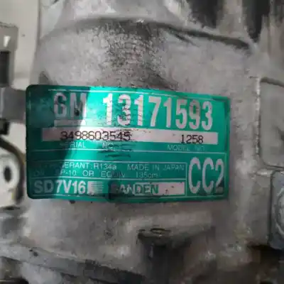 Peça sobressalente para automóvel em segunda mão compressor de ar condicionado a/a a/c por fiat croma (194_) 1.9 d multijet (194axc1b, 194axc12) referências oem iam gm13171593