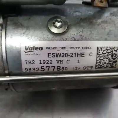 Автозапчасти б/у двигатель запускается за peugeot rifter e-rifter ссылки oem iam 9832577880  