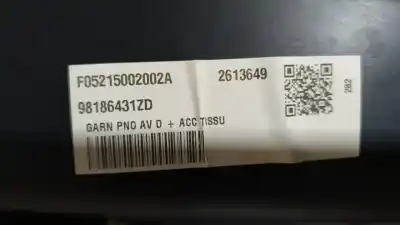 Автозапчастина б/у обработка передніх правіх дверей для peugeot rifter e-rifter посилання на oem iam 98186431zd  