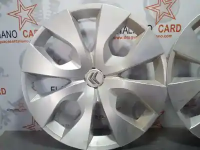Peça sobressalente para automóvel em segunda mão tampa de jante por citroen c4 berlina feel 120 cv / 88 kw referências oem iam r16  