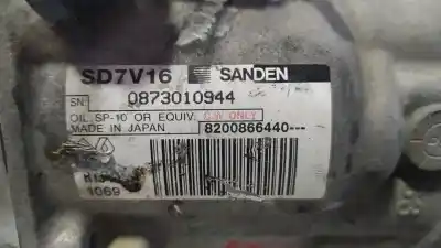 Автозапчасти б/у компрессор кондиционера воздуха за renault kangoo (f/kc0) 1.5 dci diesel cat (k9k-716) ссылки oem iam 8200866440  