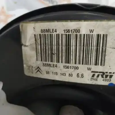 Автозапчастина б/у гальмівний серво для citroen c4 cactus yh01 посилання на oem iam 9811514380  