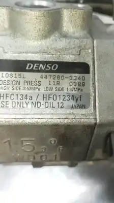 Peça sobressalente para automóvel em segunda mão compressor de ar condicionado a/a a/c por subaru outback (b15) ee20 referências oem iam 4472803340  