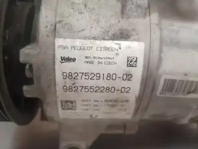 Second-hand car spare part air conditioning compressor for opel combo life e hn05 oem iam references 9827552280  