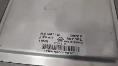 Second-hand car spare part ecu engine control for ssangyong rexton d27dt oem iam references a6655400132  