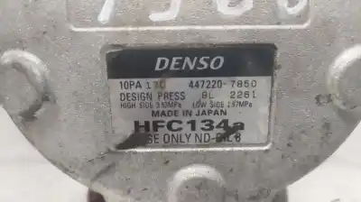 Pezzo di ricambio per auto di seconda mano compressore aria condizionata per iveco daily furgón d-f1ce0481b*a riferimenti oem iam 4472207850  