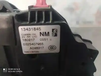 Автозапчастина б/у замок заднього правого дверя для opel corsa e (x15) 1.4 turbo (08, 68) посилання на oem iam 13431845  