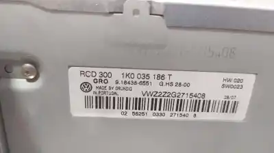 İkinci el araba yedek parçası ses sistemi / radyo cd için volkswagen golf v (1k1) (10.2003) bxe oem iam referansları 1k0035186t  