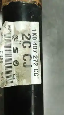 Автозапчасти б/у передняя правая трансмиссия за audi a3 (8p1) 1.9 tdi ссылки oem iam 1k0407272cc  