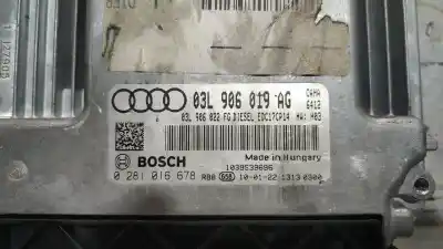 Автозапчастина б/у ебу контролер двигуна для audi a6 c6 avant (4f5) 2.0 tdi посилання на oem iam 0281016678  