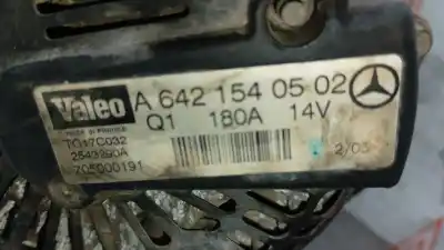 Автозапчастина б/у генератор для MERCEDES-BENZ CLASE ML (BM 164) OM642940 Посилання на OEM IAM A6421540502  