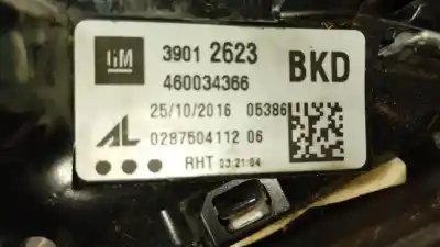 Автозапчасти б/у внутренний левый задний фонарь за opel corsa e (x15) 1.4 turbo (08, 68) ссылки oem iam 028750411206  