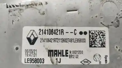 Автозапчастина б/у інтеркулер для dacia dokker k9k c6 посилання на oem iam 214106421r  