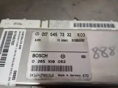 Peça sobressalente para automóvel em segunda mão centralina de asr por mercedes-benz clase e (bm 210) berlina om 602.982 referências oem iam 0175457332  