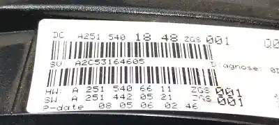 Pezzo di ricambio per auto di seconda mano pannello degli strumenti per mercedes-benz clase r (w251) om642950 riferimenti oem iam a2515401848  