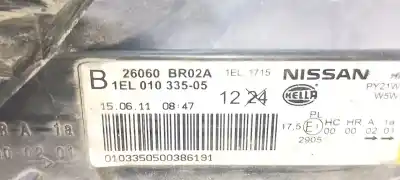 Автозапчасти б/у левая фара за nissan qashqai / qashqai +2 i (j10, nj10, jj10e) 1.5 dci ссылки oem iam 26060br02a  