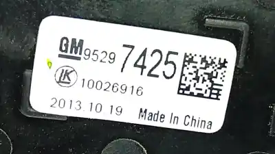 Автозапчастина б/у управління світлом для opel mokka a17dts посилання на oem iam 95297425  