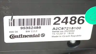 Pezzo di ricambio per auto di seconda mano comando controllo radio per opel mokka a17dts riferimenti oem iam 95352486  