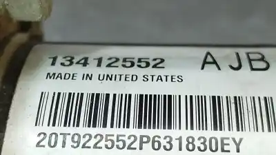 Second-hand car spare part abs for opel zafira c tourer a14net oem iam references 13412552  