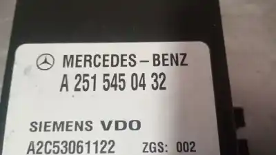 Pezzo di ricambio per auto di seconda mano relè per mercedes-benz clase r (w251) om642950 riferimenti oem iam a2515450432  