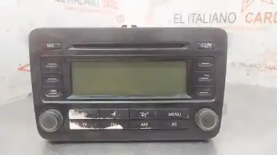 İkinci el araba yedek parçası Ses Sistemi / Radyo Cd için VOLKSWAGEN GOLF V (1K1) (10.2003) Highline 105 CV / 77 KW OEM IAM referansları 1K0035186L  