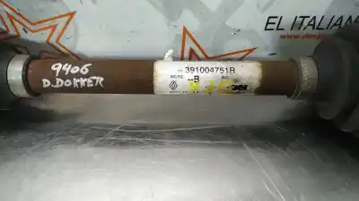 Автозапчастина б/у передня права трансмісія для dacia dokker k9k c6 посилання на oem iam 391014021r  