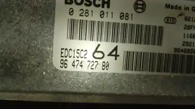 Автозапчасти б/у блок управления двигателем за peugeot 307 (s1) rhs(dw10ated) ссылки oem iam 9647472780  